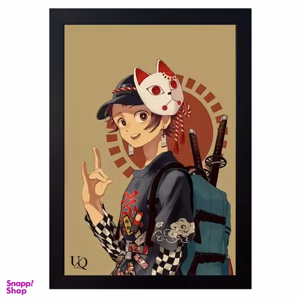 تابلو مدل انیمه شیطان کش