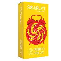 کاندوم شیار دار  اسکارلت SCARLET بسته 12 عددی