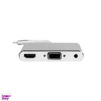 مبدل 4 کاره Lightning به HDMI/VGA/AV ایده مدل 7585S