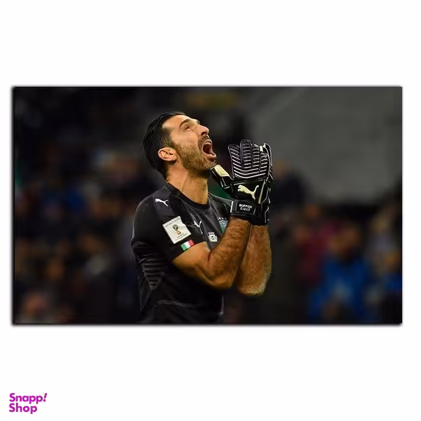 تابلو شاسی بکلیت طرح بازیکن فوتبال جانلوئیجی بوفون تیم یوونتوس مدل SH-S6498