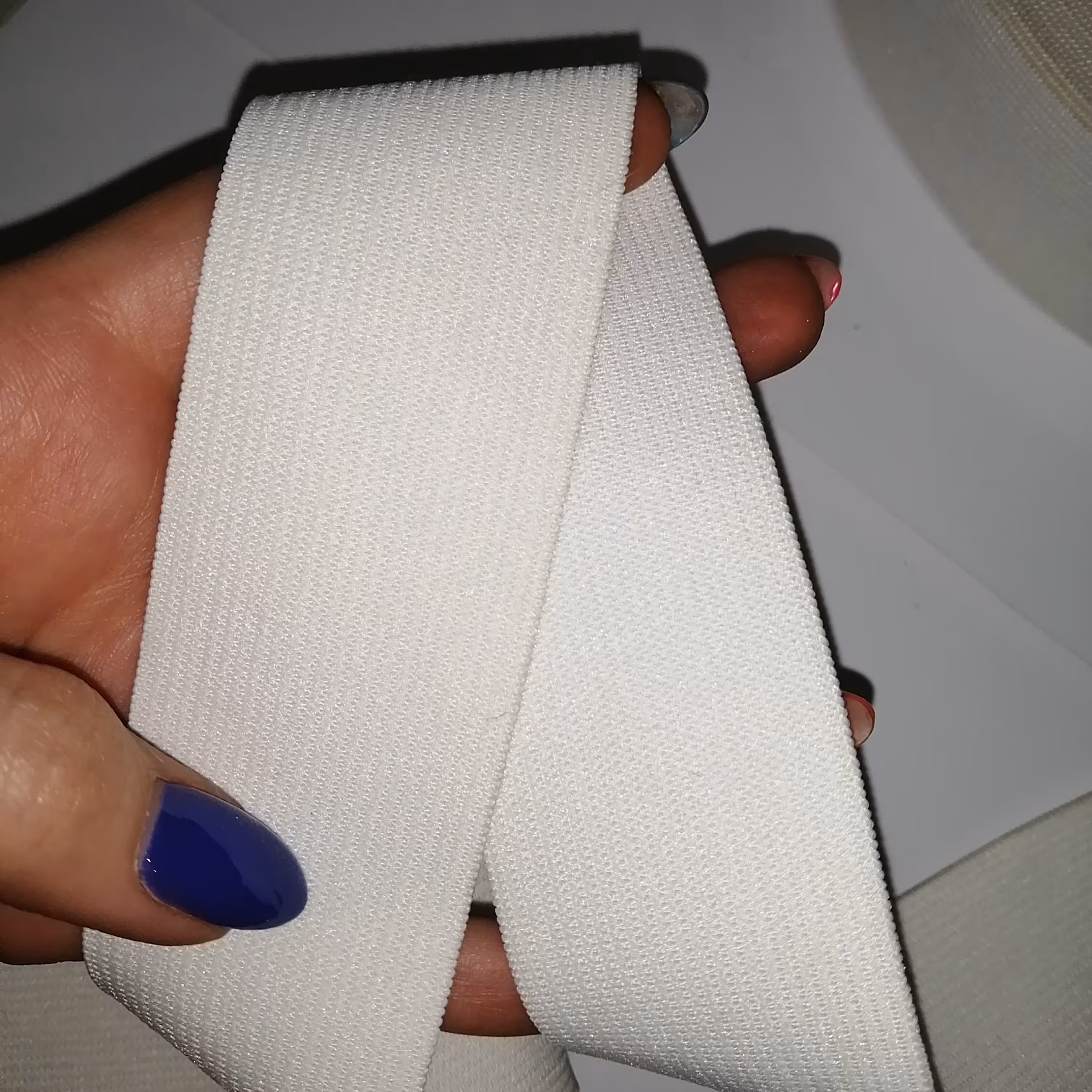 کش خیاطی سفید چهار سانتی طول یک متر 