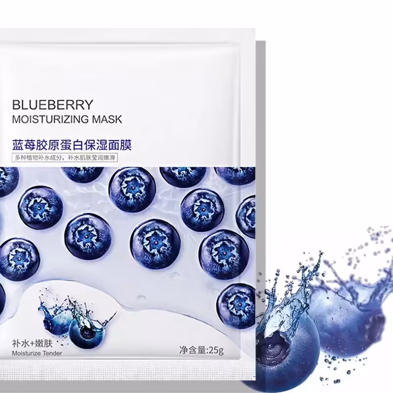 ماسک ورقه ای بلوبری بیوآکوا  BIOAQUA