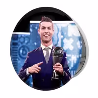 آینه جیبی خندالو طرح کریستیانو رونالدو مدل تاشو کد 13939