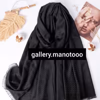 شال مشکی نخ ژاکارد  جنس نخ پنبه طول 220 وعرض80 لطف ونرم پرز نمیده سرنمیخوره کیفیت وایستایی عالی طول متوسط