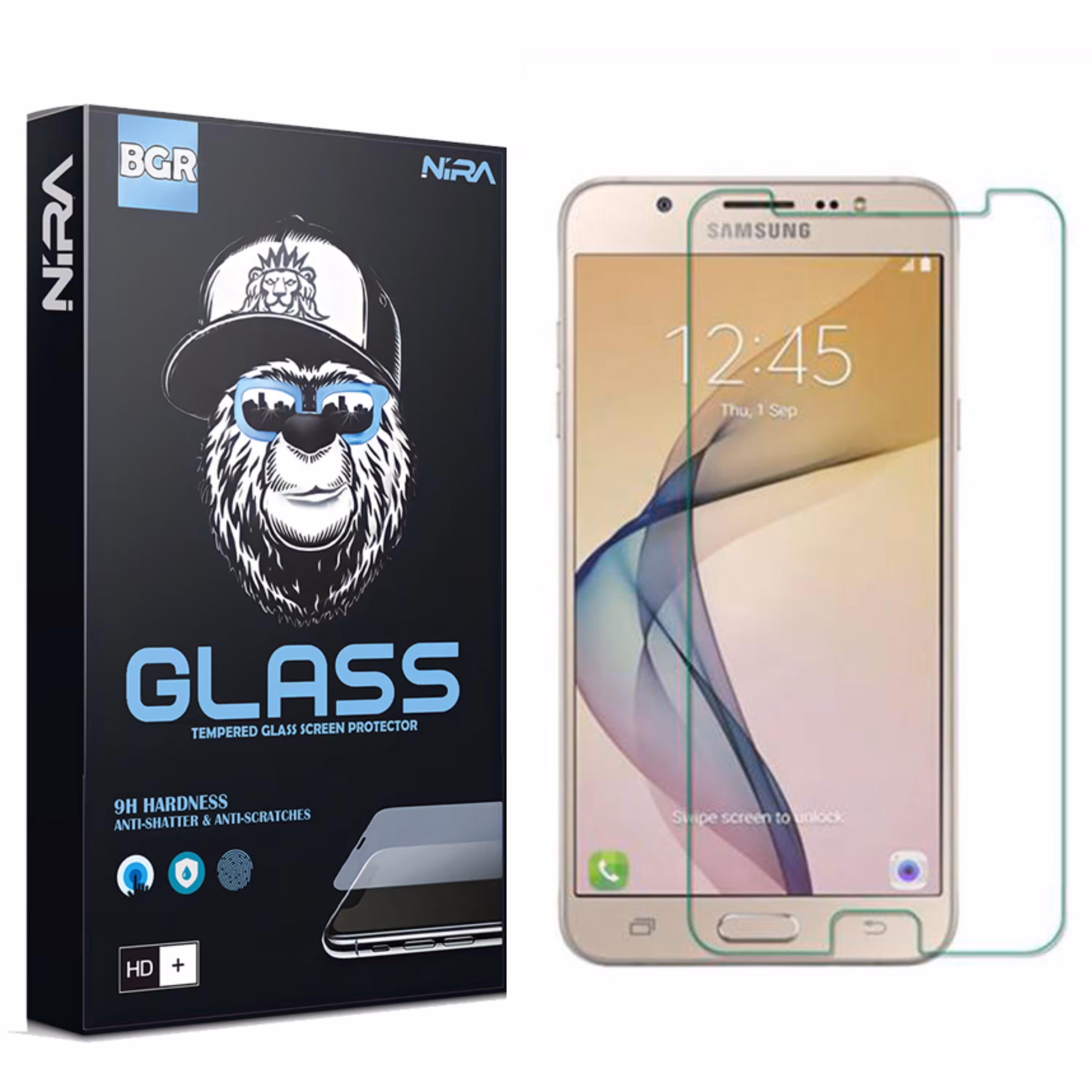 گلس شیشه ای نیرا  مناسب برای مدل J7 Prime