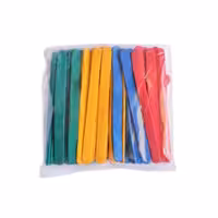 یک بسته چوب بستنی رنگی یا آبسلانگ رنگی قطر یک سانتی