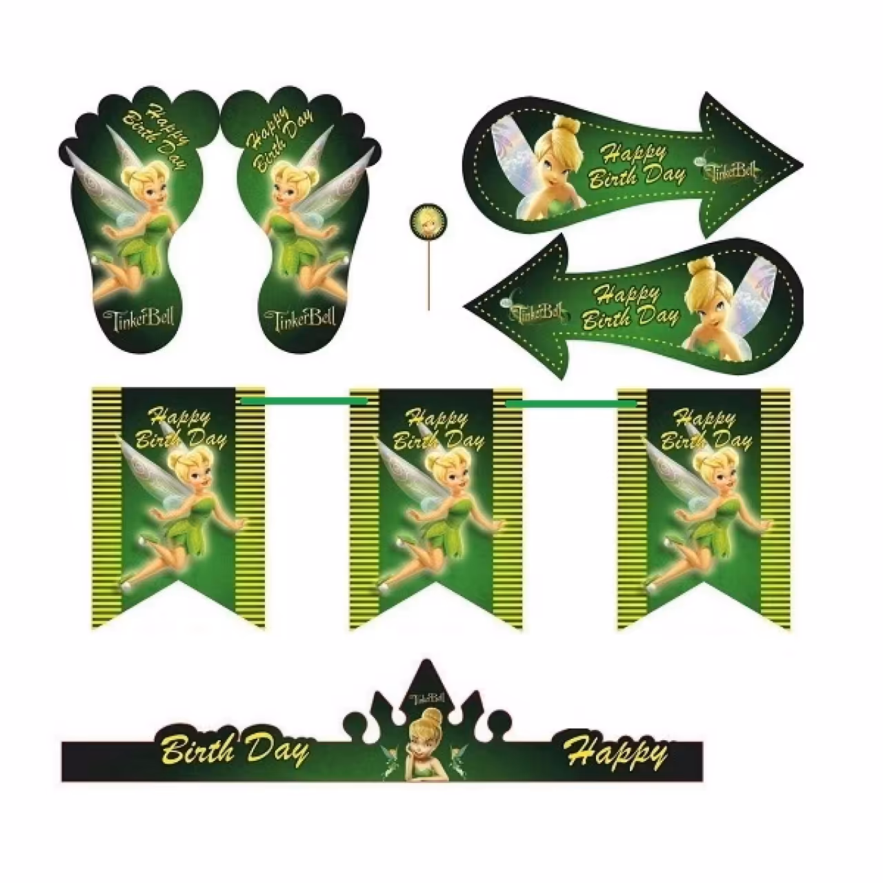 مجموعه 131 عددی تم تولد طرح تینکربل