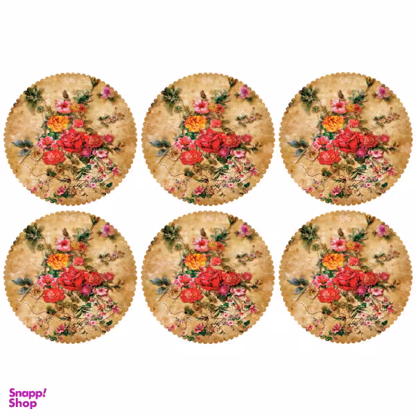 زیربشقابی مدل U2-42825 بسته 6 عددی