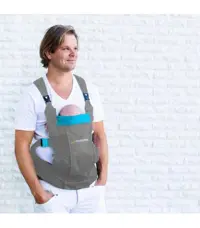 آغوشی کودک داینامیک رنگ طوسی فیروزه ای Minimonkey Dynamic Baby Carrier