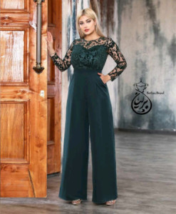سرهمی زنانه مخمل فلوک وشلوارمازراتی مدل اورال پیچک