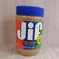 کره بادام زمینی جیف jif crunchy