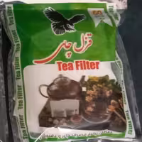 فیلتر چای و دمنوش قزل چای 60عددی سایز یک بسته 24عددی