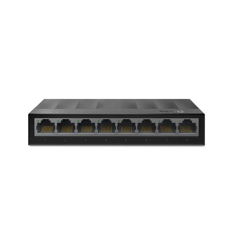 خرید و قیمت سوئیچ شبکه گیگابیتی 8 پورت تی پی-لینک مدل LS1008G