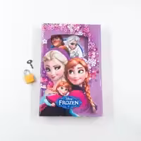 دفترچه خاطرات طرح فروزن بنفش