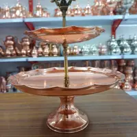 شیرینی خوری 2 طبقه بزرگ  مدل عالیس   با کیفیت عالی  (چکشی و نانو شده )  