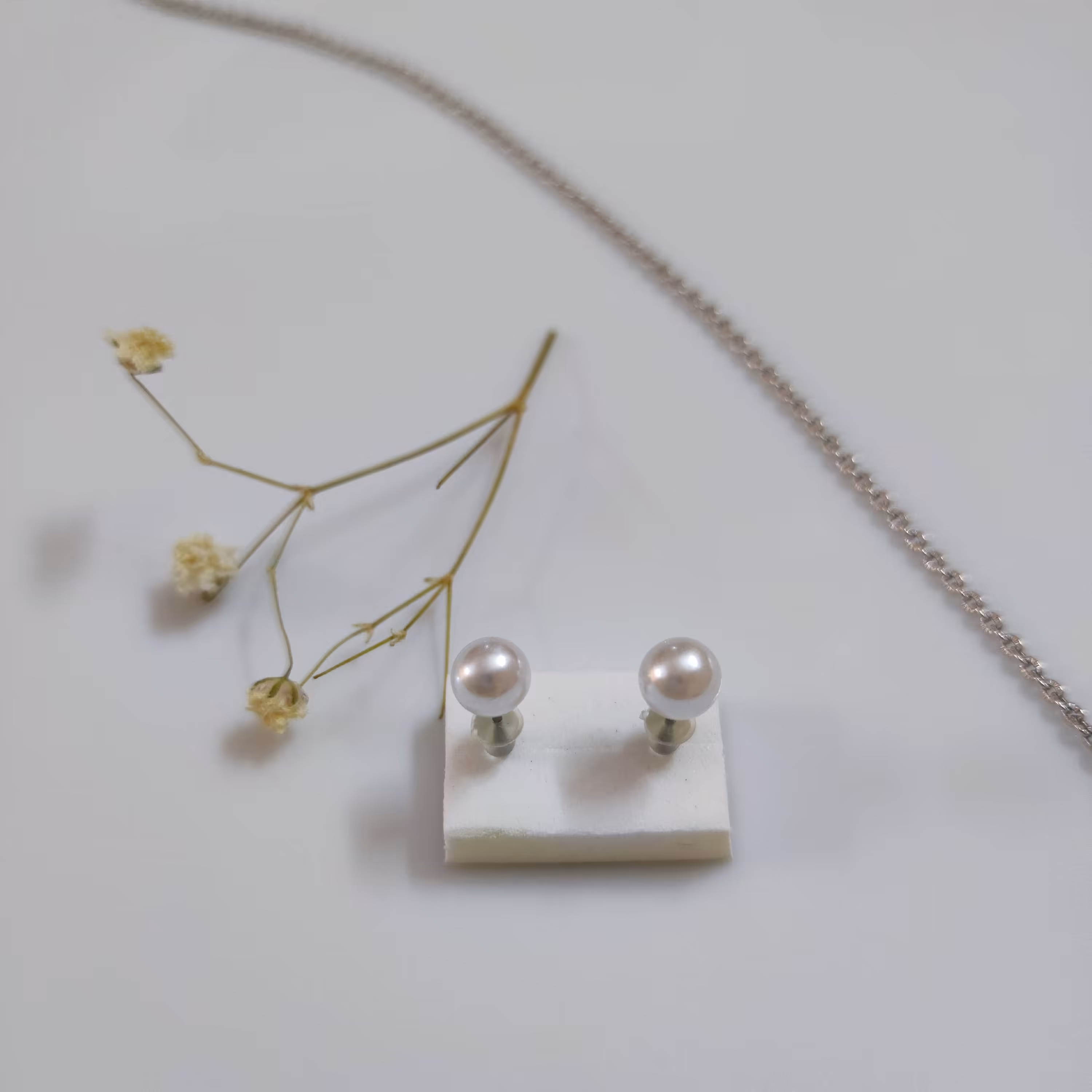 گوشواره مرواریدی میخی سایز  کوچیک