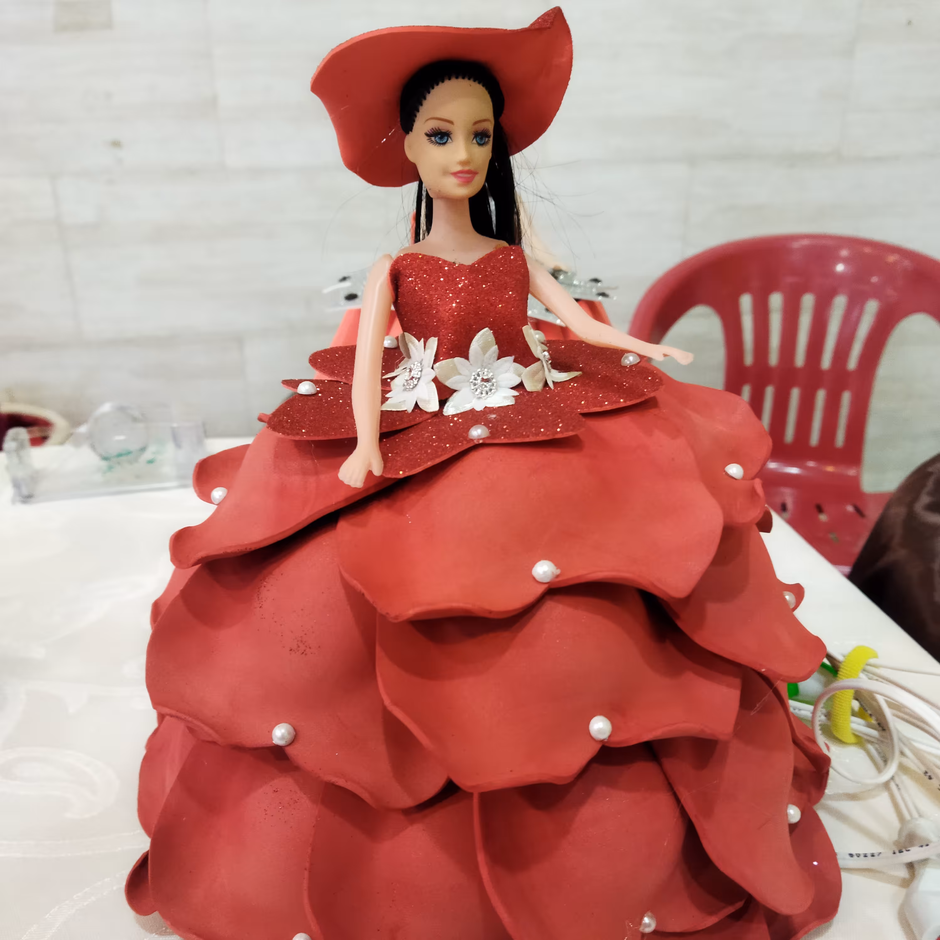 چراغ خواب پرنسسی قرمز