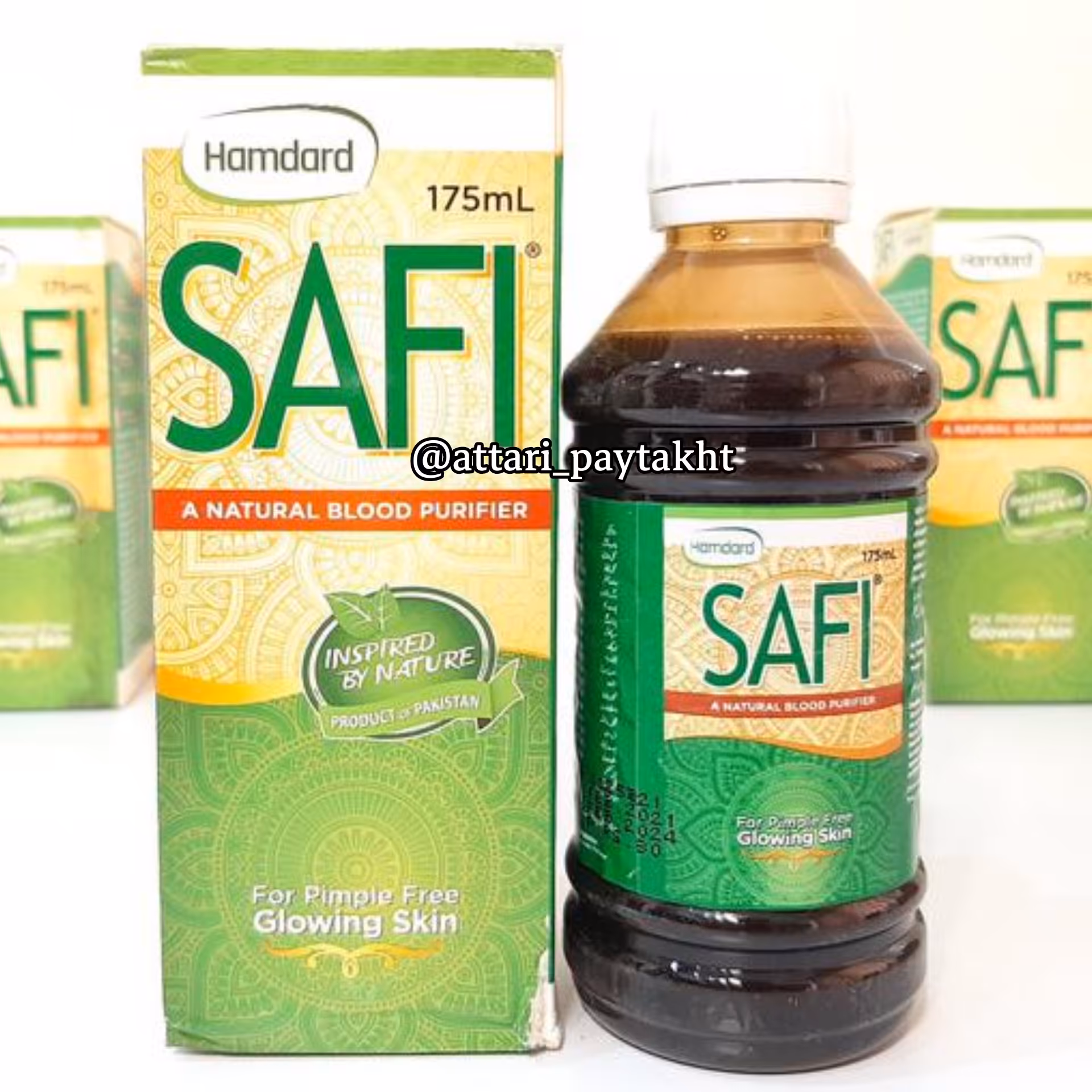 شربت گیاهی صاف کننده خون 175 میل ساخت پاکستان