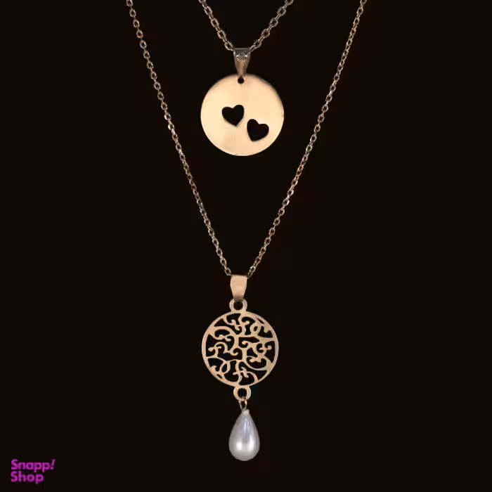 گردنبند طلا 18 عیار زنانه سانا گالری کد D9745