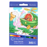 مداد رنگی 36 رنگ سی.کلاس کد 05
