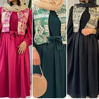 پیراهن و جلیقه تافته از سایز 38 تا 46 