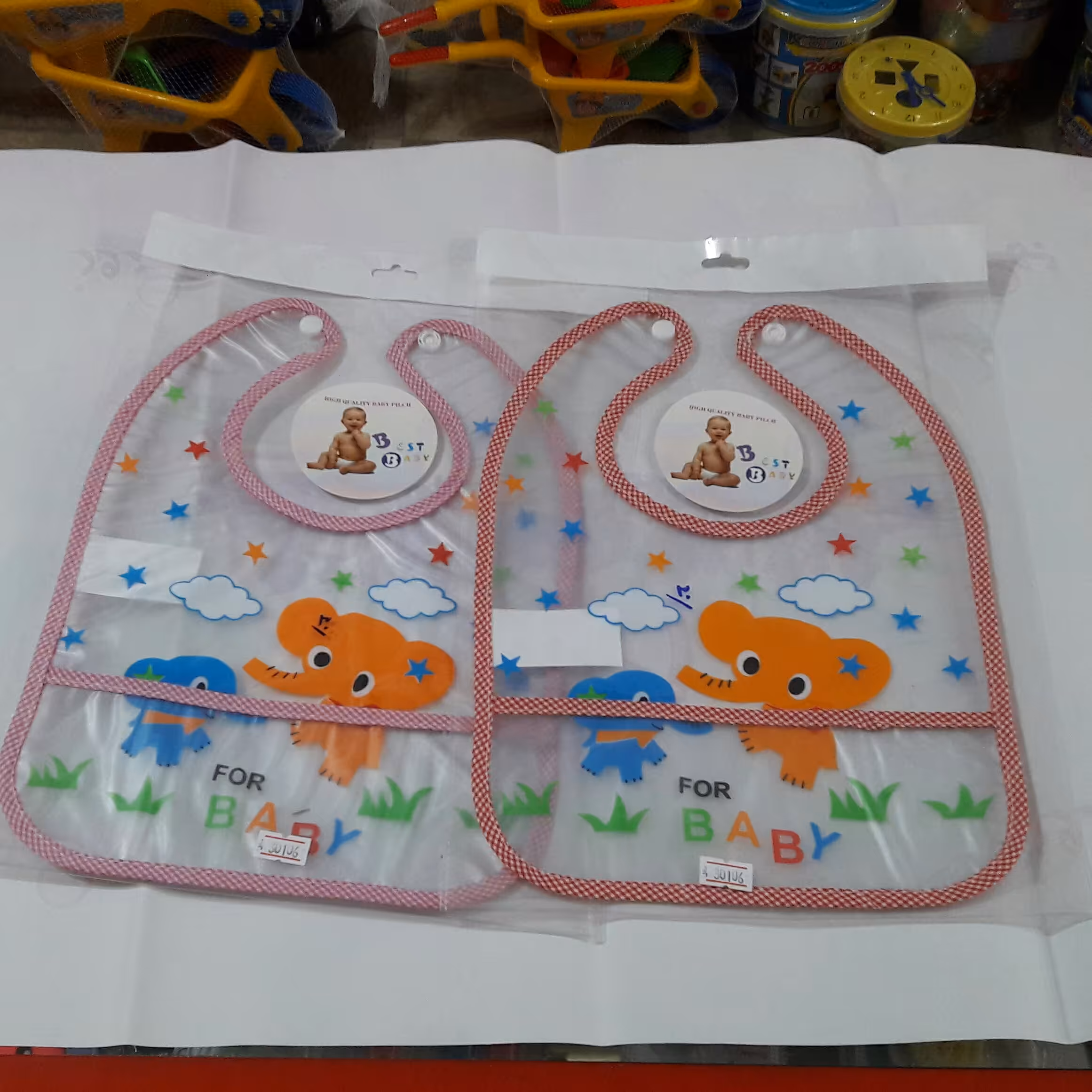 پیش بند شیشه ای نوزاد سایز متوسط 