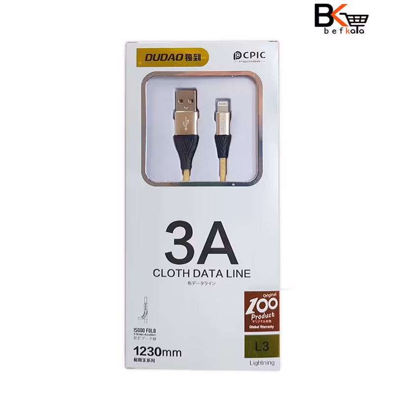 کابل شارژر آیفون مدل DUDAO L3