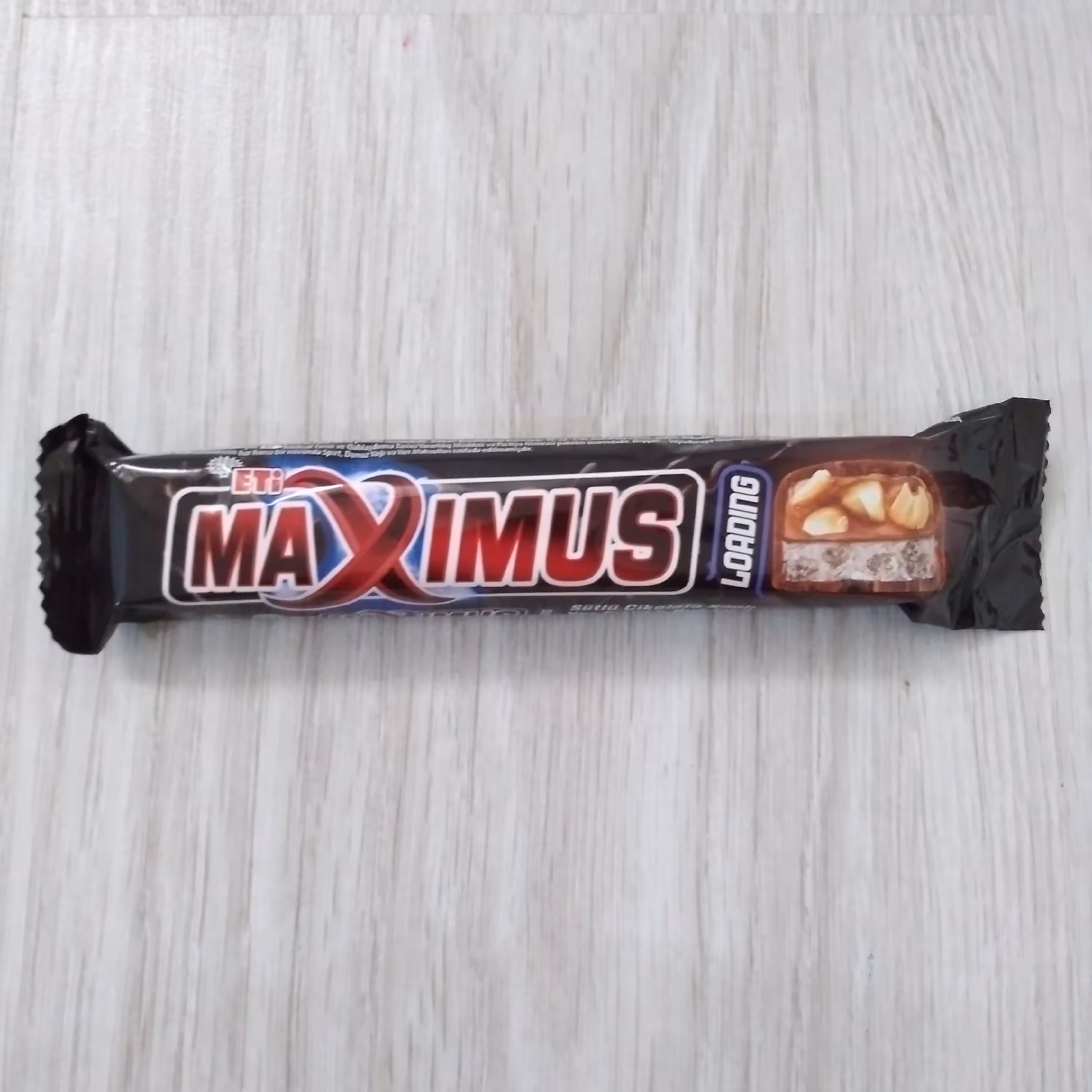 شکلات مغز آجیل و کارامل اتی ماکسیموس ترکیه ETI Maximus سایز  50 گرمی