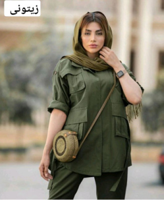 مانتو شلوار زنانه میکرو مدل مانتو شلوار اسپرت پاییزه مدل سیمین