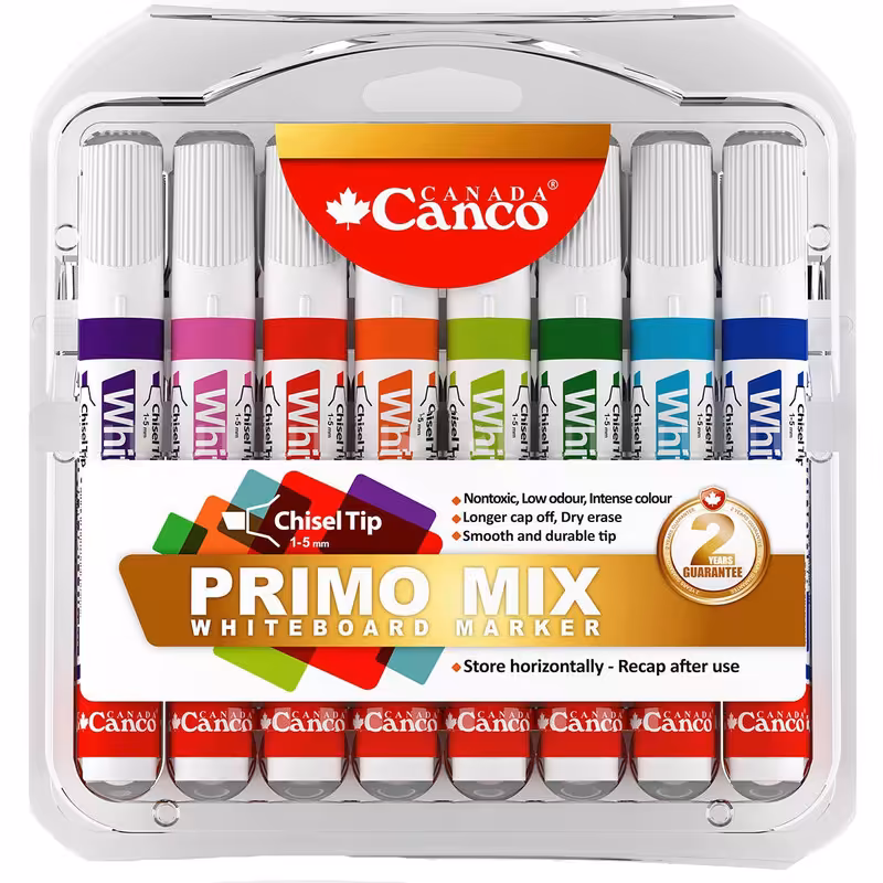ماژیک وایت برد کنکو مدل Primo Mix بسته 8 عددی