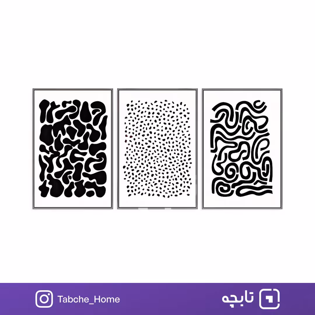 تابلو دیواری سمفونی خطوط