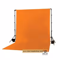 فون بک گراند نارنجی  شطرنجی   backdrap Nonwoven spunbond fabric orange 3×5