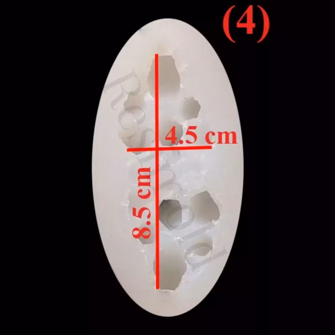 قالب سیلیکونی کد 130 ( کریستال شماره 4 )