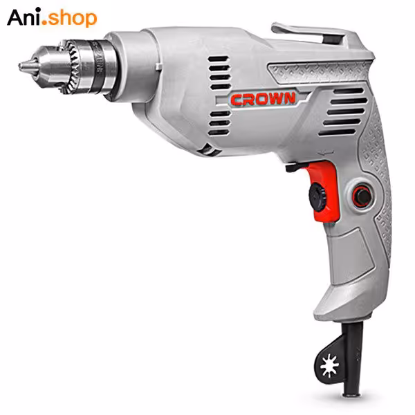 دریل 10 میلی متری 400 وات چپ گرد ، راست گرد ، سه نظام آچاری کرون کد CT 10126