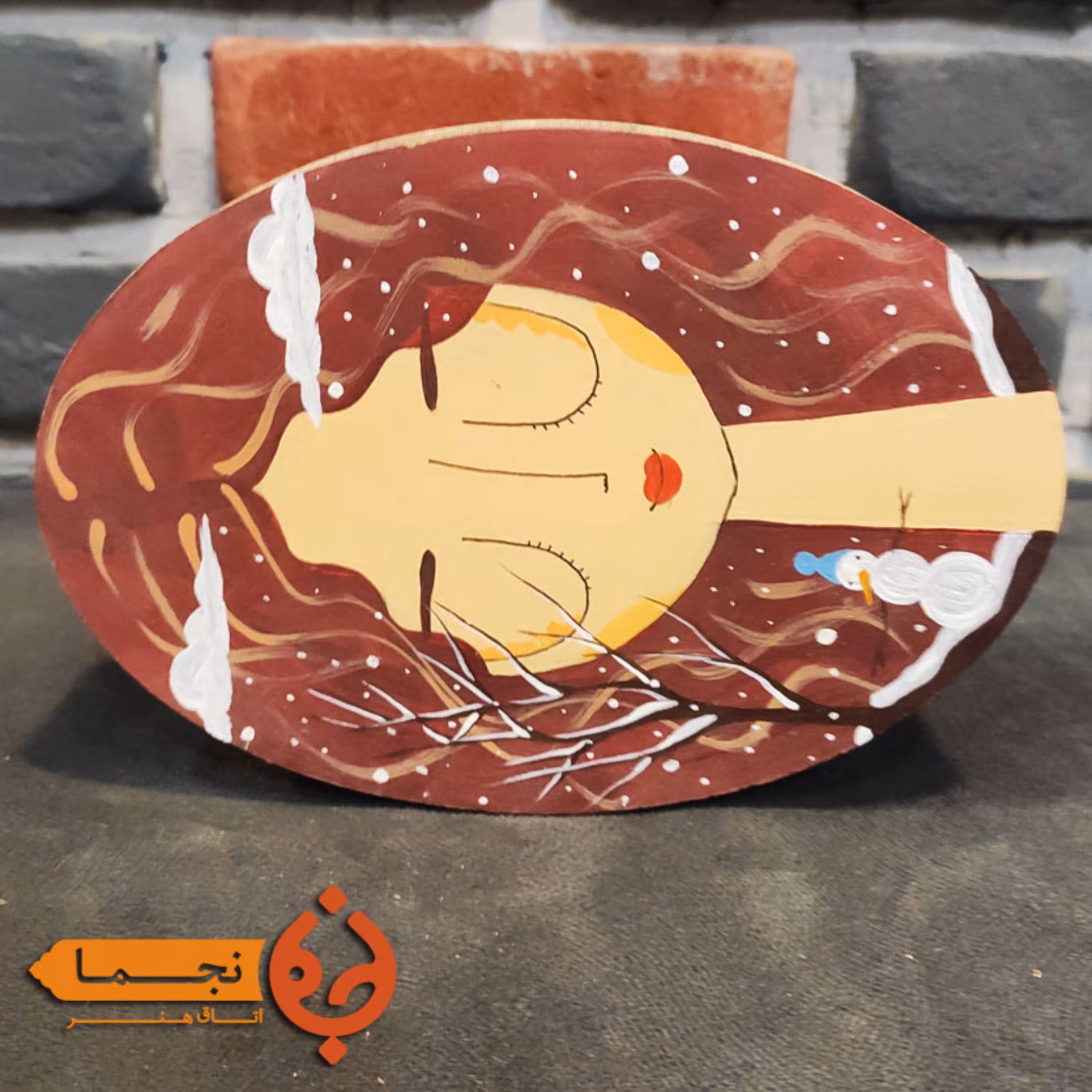 جعبه چوبی نقاشی شده کد SK14