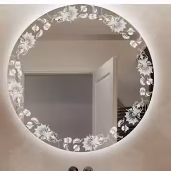 آینه بک لایت پدیده پلاس مدل گل