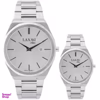 ست ساعت مچی عقربه ای زنانه و مردانه لاکسمی مدل 2-8137G-8137L