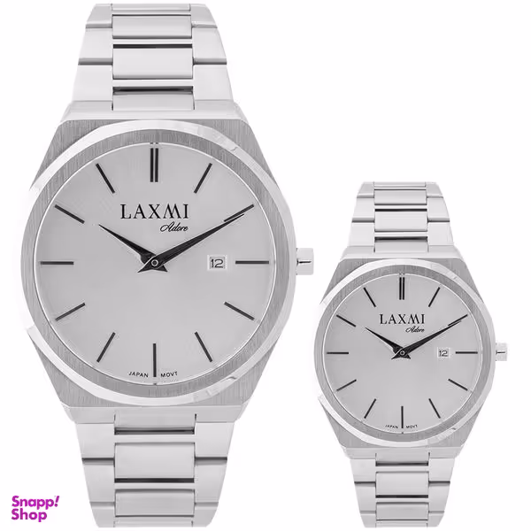 ست ساعت مچی عقربه ای زنانه و مردانه لاکسمی مدل 2-8137G-8137L