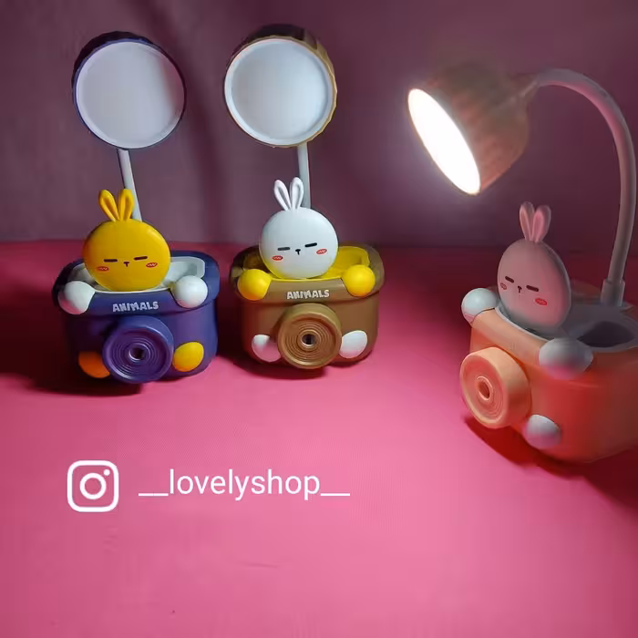 چراغ مطالعه شارژی طرح خرگوش