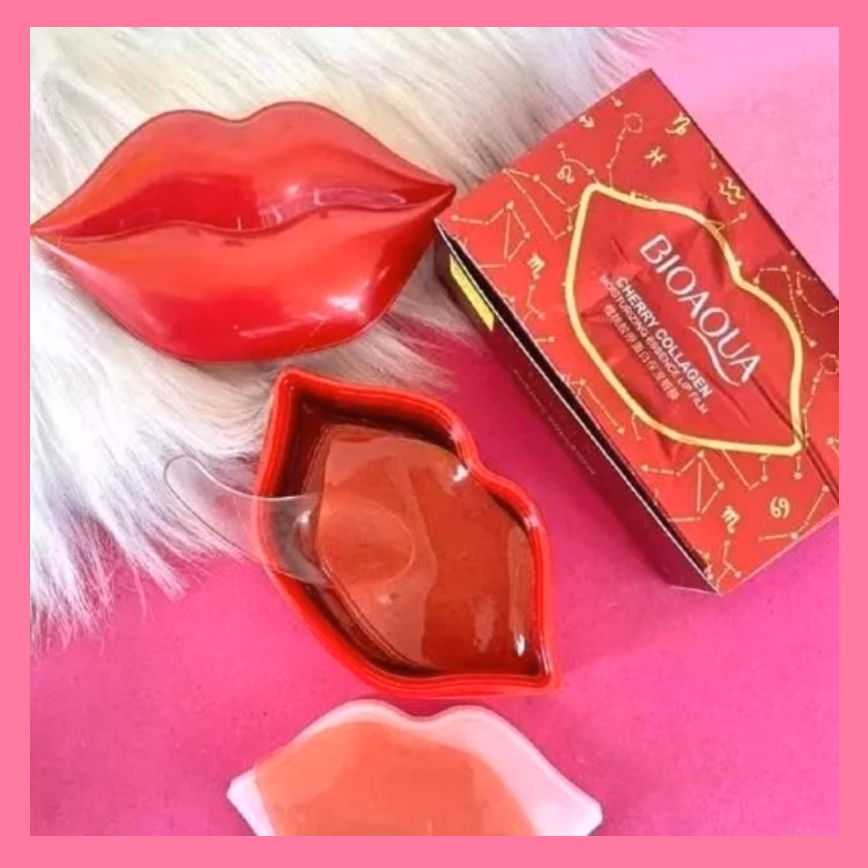 پچ لب کاسه ای عصاره گیلاس و کلاژن بایواکوا محصولات پوست شهرزاد