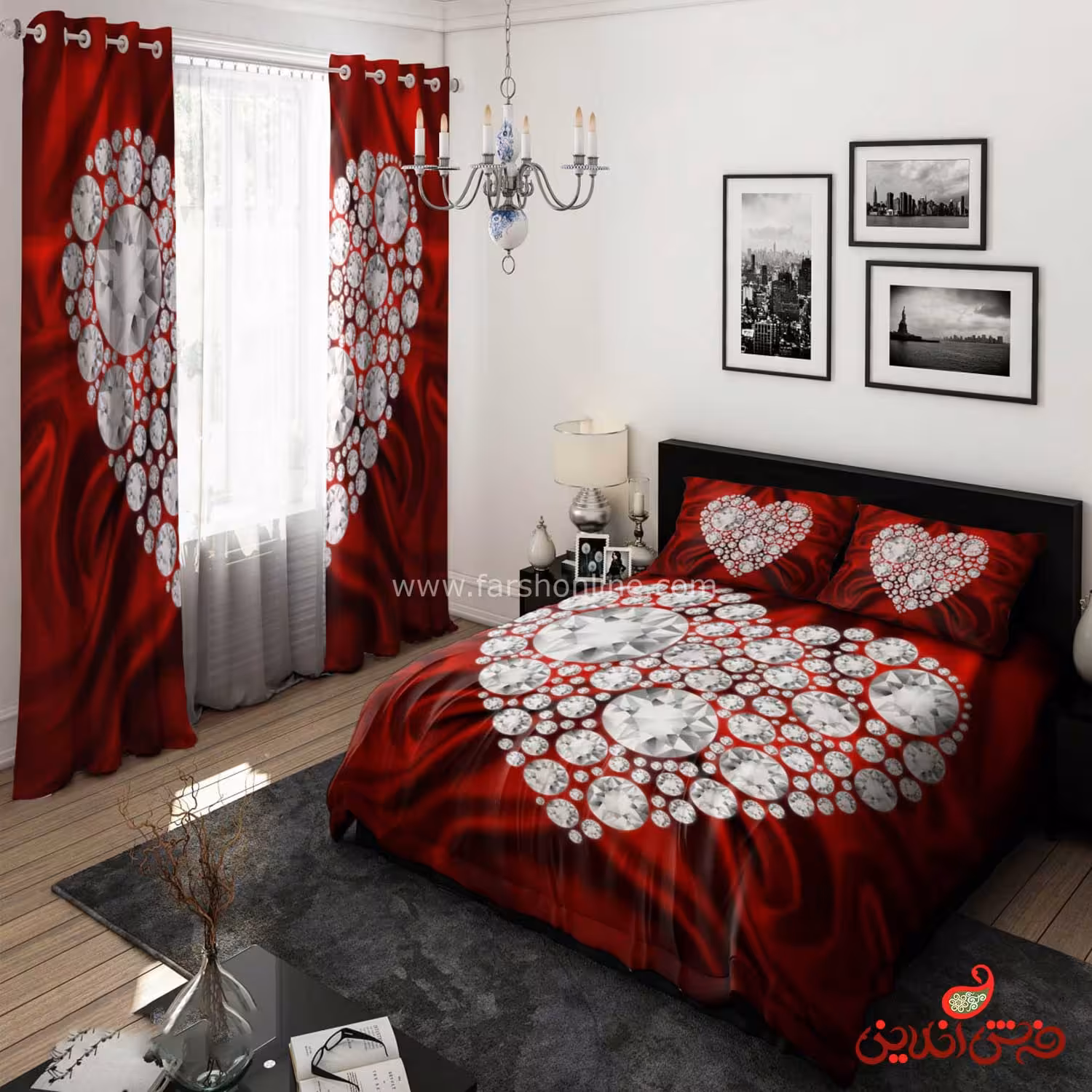 روتختی قلب الماسی کد 15117