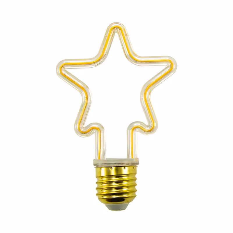 لامپ نئونی 4 وات طرح ستاره