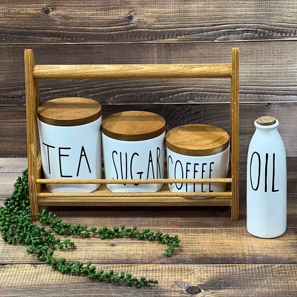 استند چوبی مثلثی یک طبقه