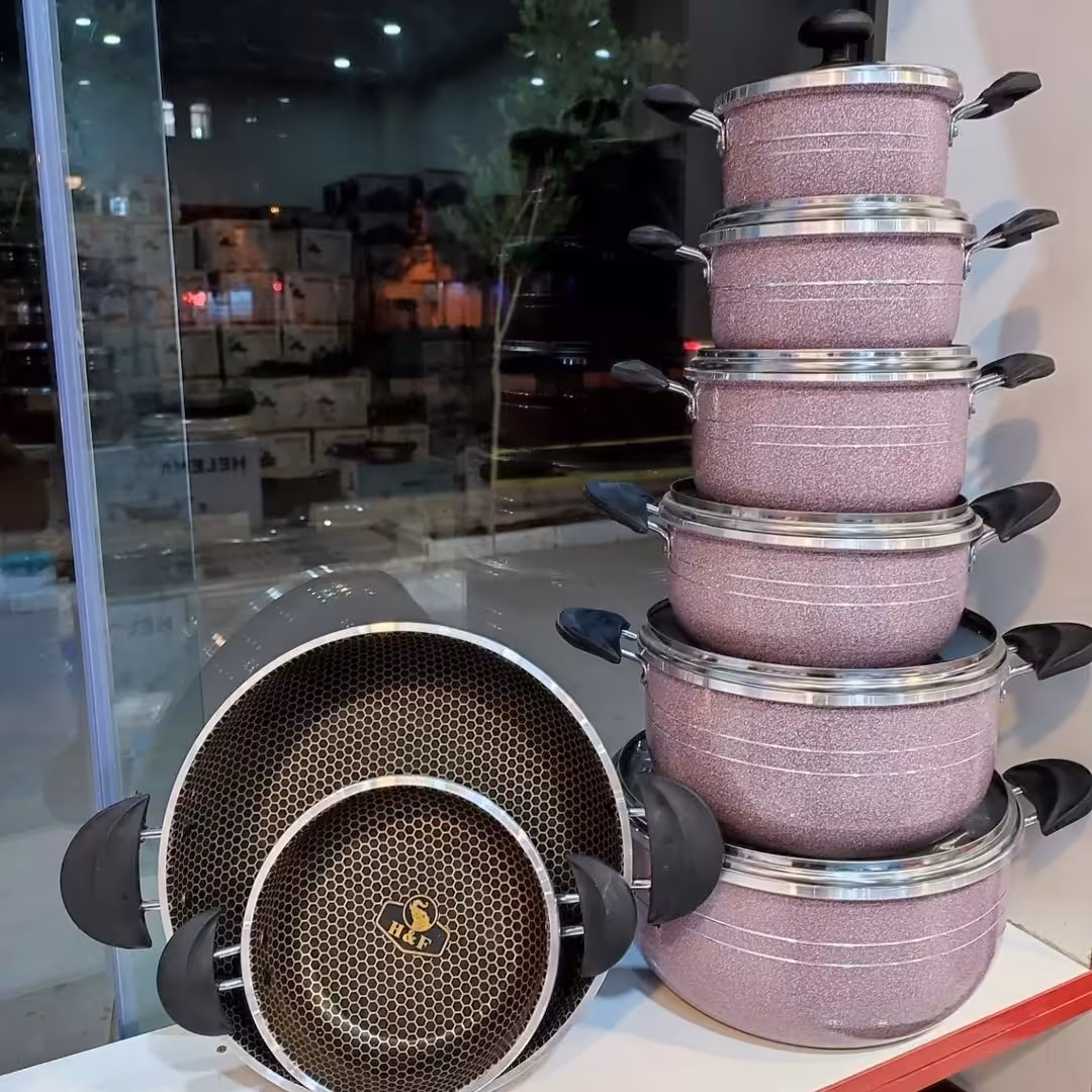 سرویس 14پارچه قابلمه وتابه هلنا