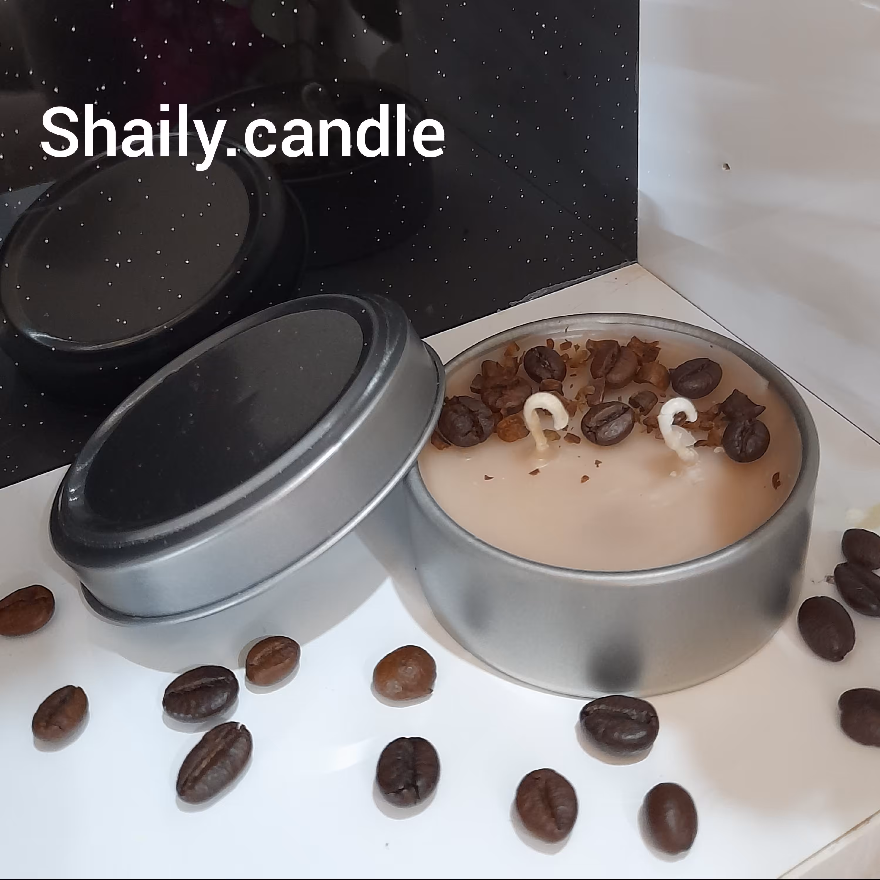 شمع قوطی قهوه با رایحه قهوه