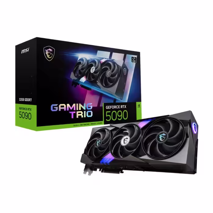 خرید کارت گرافیک MSI RTX 5090 32G Gaming Trio با بهترین قیمت