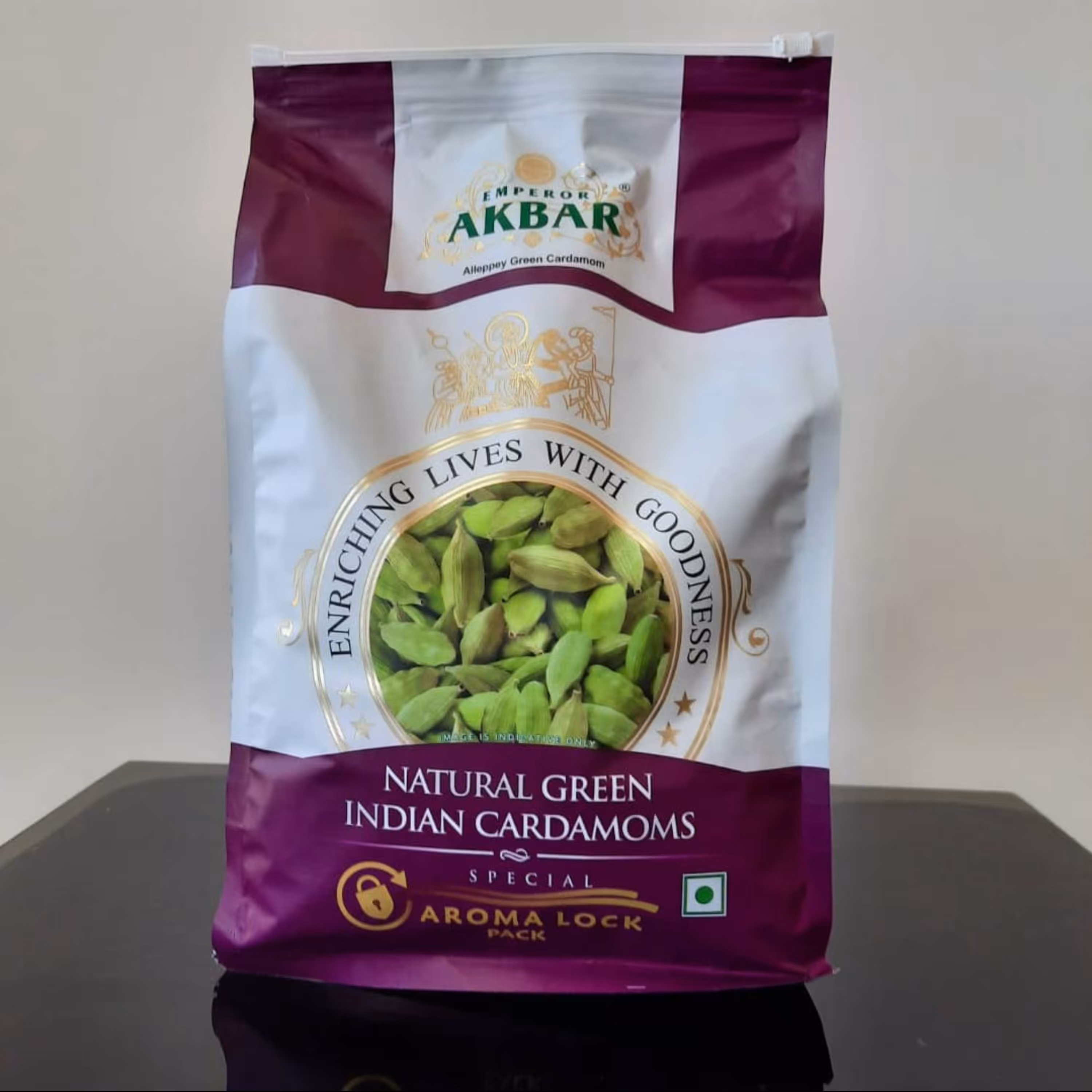 هل اکبر  بنفش یک کیلویی-تازه و درجه یک با عطر بی نظیر و اصل هندوستان