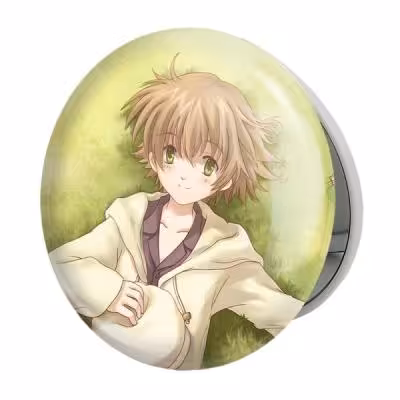 آینه جیبی خندالو طرح کاتسوکی انیمه کلند Clenned مدل تاشو کد 22407