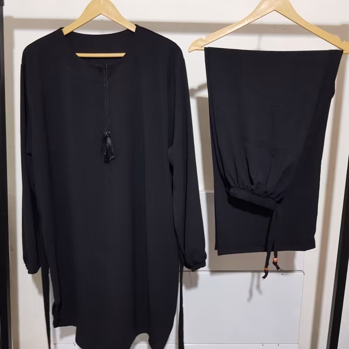 ست تونیک شلوار مشکی