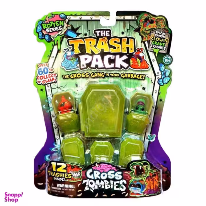 اسباب بازی شانسی گروسری مدل Zombie مجموعه 6 عددی